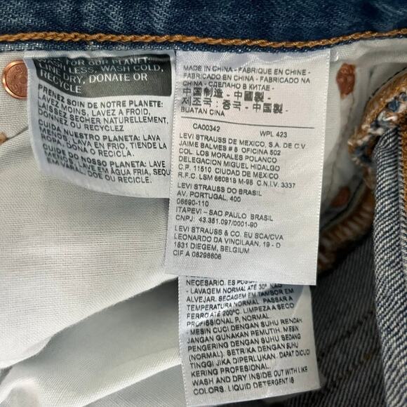 NWT Levi's Women's 501 Denim Jean Shorts Size 25 Style CW-4217 - Picture 9 of 10